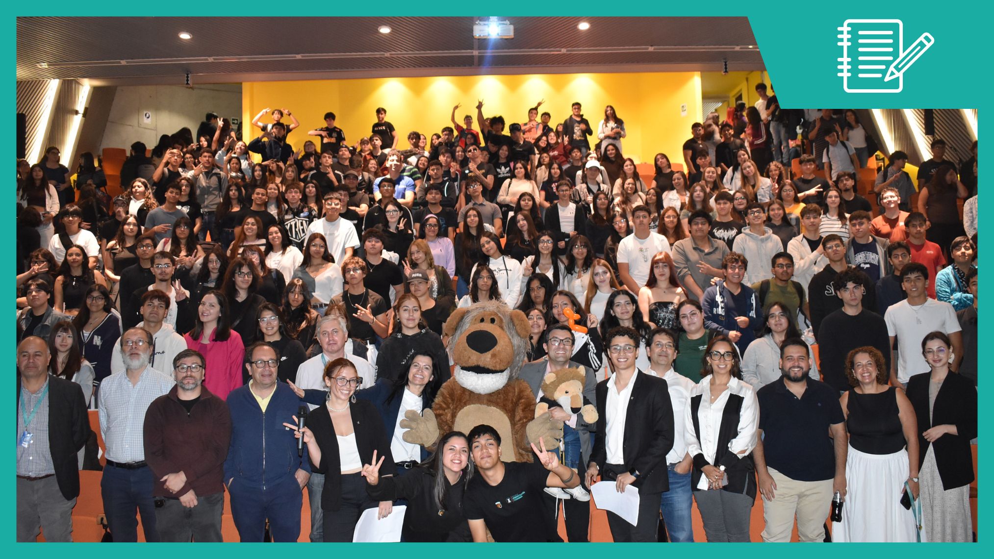 FAE Usach abrió el año académico de sus cachorras y cachorros 2026 con información clave, concursos y espíritu universitario